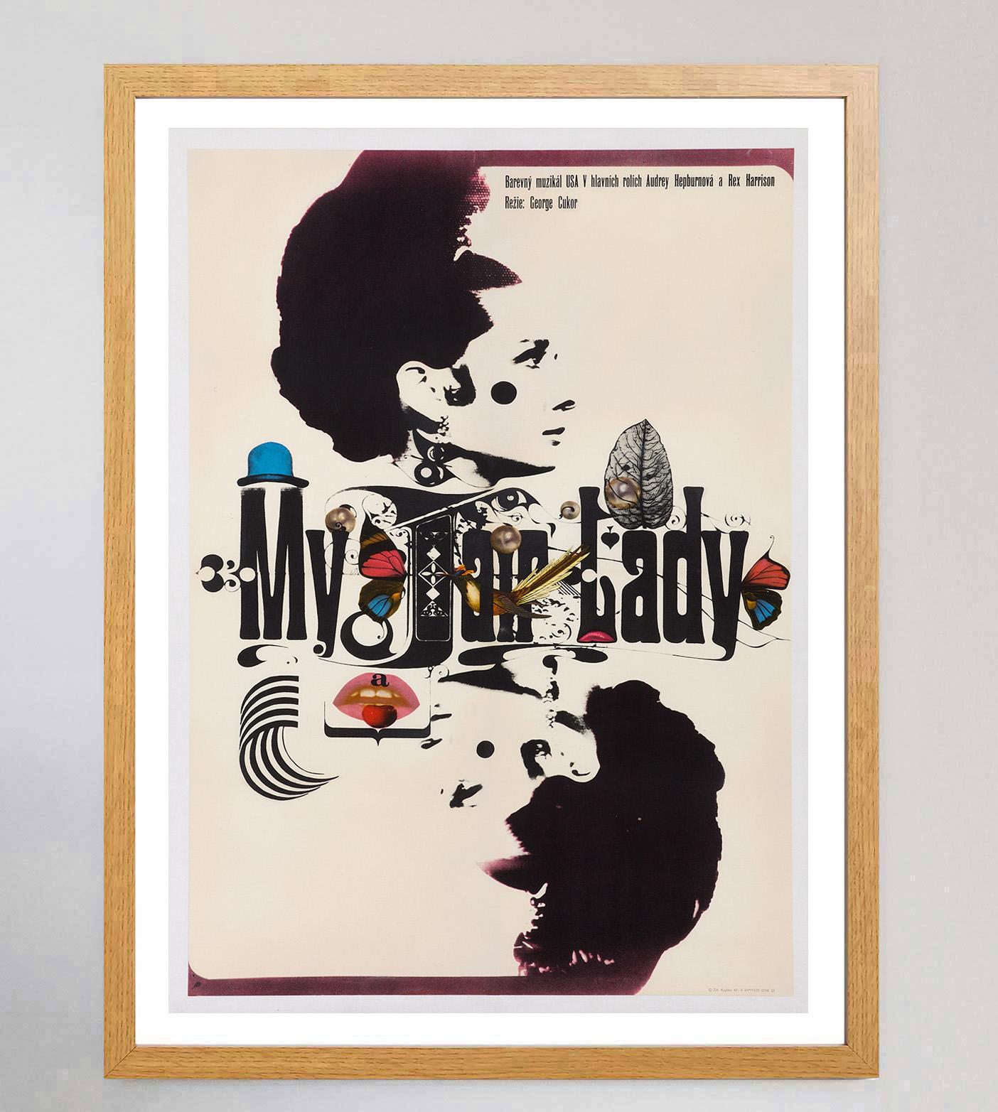 Milieu du XXe siècle 1967 My Fair Lady (tchèque) Affiche originale d'époque en vente
