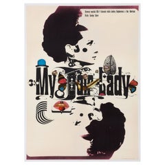 1967 My Fair Lady (Tschechisch) Original Vintage By Plakat