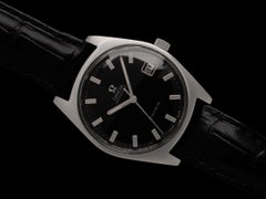 1967 Omega Geneve Vintage Mens Cal. 565 Automatic Watch with Black Dial - SS