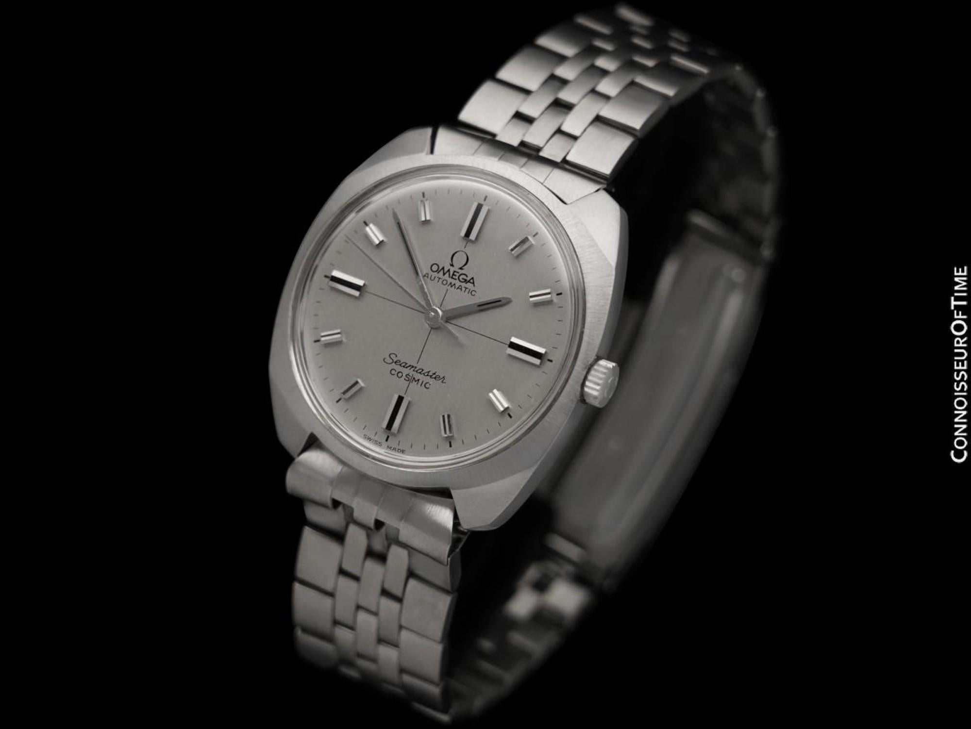 1967 Omega Seamaster Cosmic Herren Vintage Cal. 552 Automatikuhr - SS im Zustand „Hervorragend“ im Angebot in Suwanee, GA