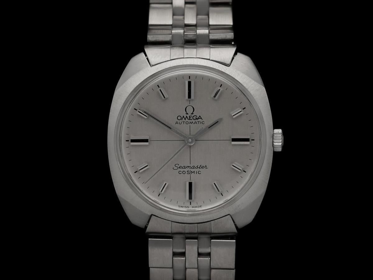 1967 Omega Seamaster Cosmic Herren Vintage Cal. 552 Automatikuhr - SS im Angebot 3