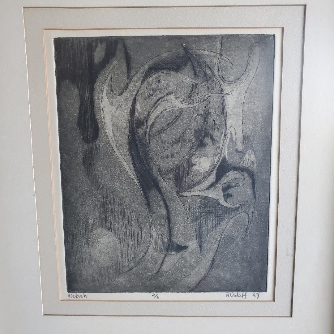 1967 Original Etching Title Date Signed Numbered 