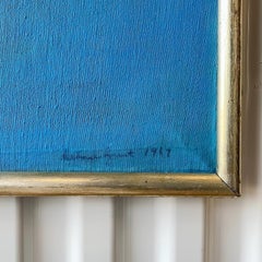 1967 Original Hard Edge Painting by Deborah Zurit