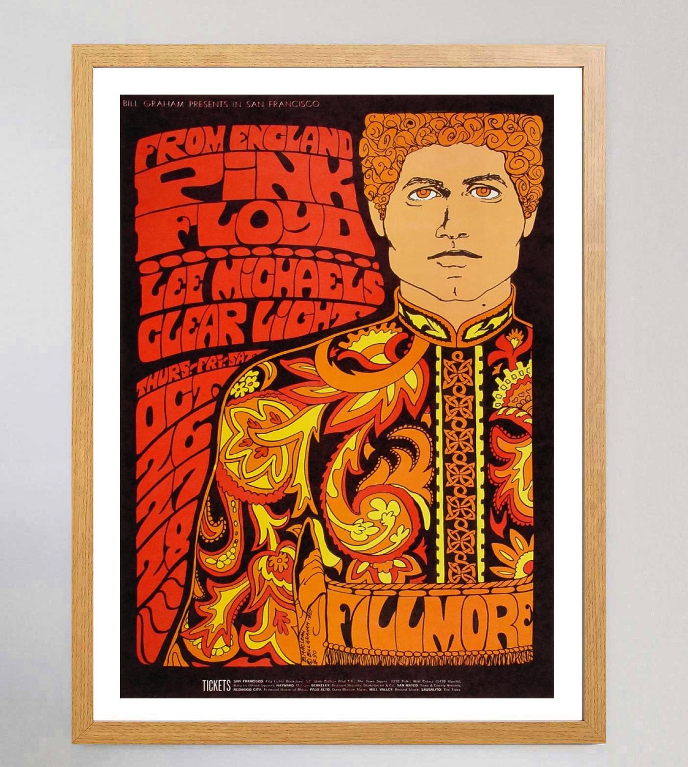 Americano 1967 Pink Floyd - Fillmore Poster originale d'epoca in vendita