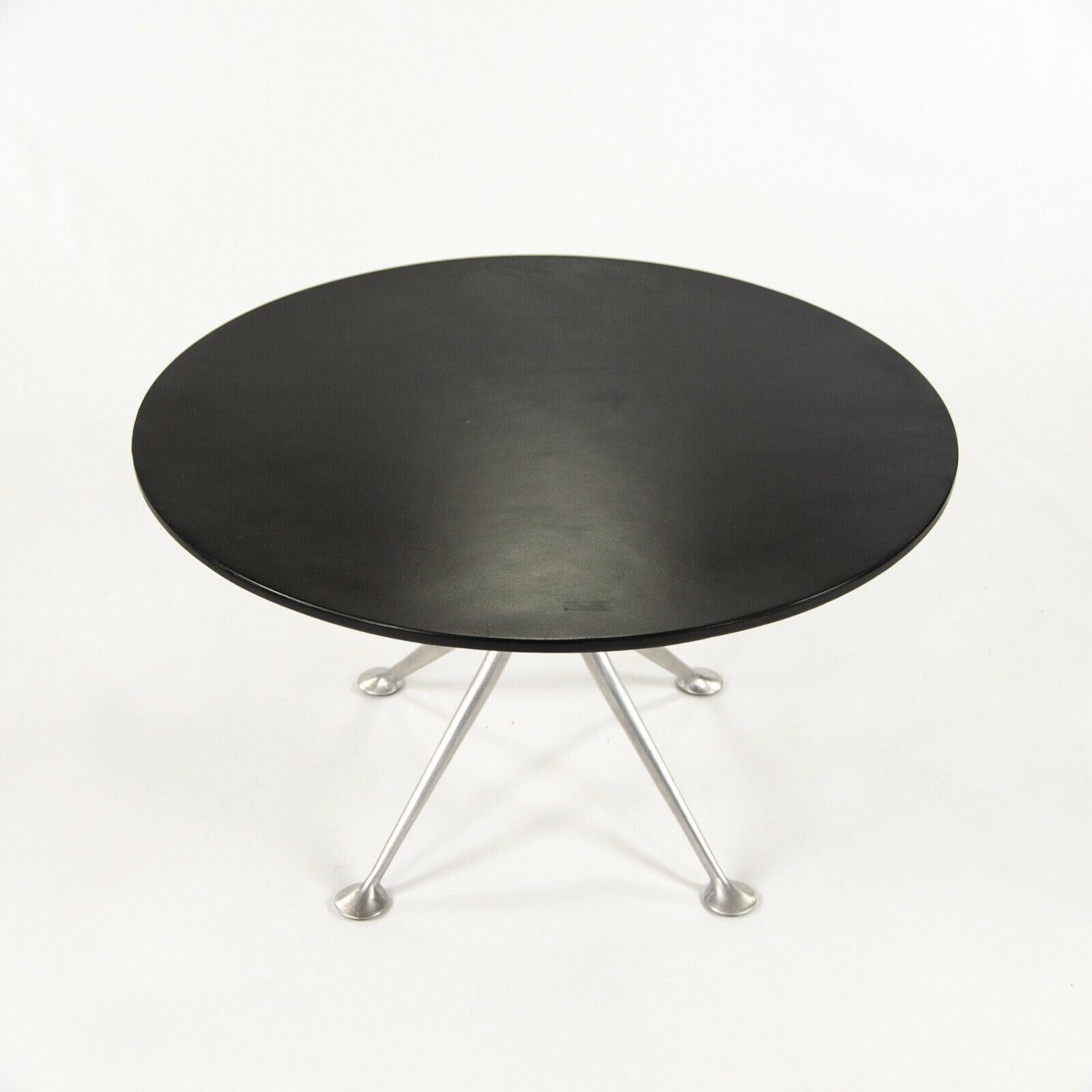 Modern 1967 Rare Alexander Girard & Charles Eames Coffee Table with Black Laminate Top For Sale