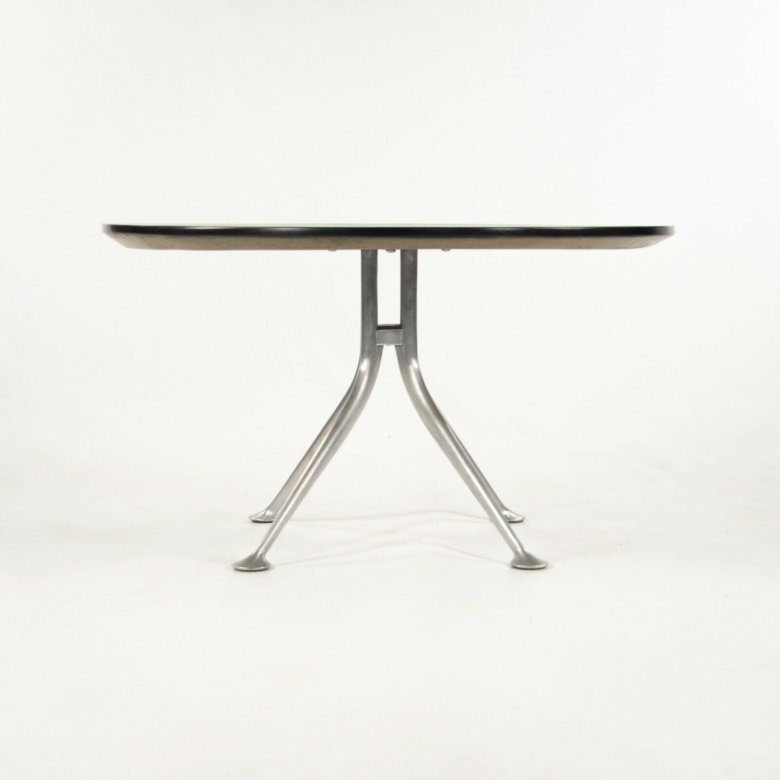American 1967 Rare Alexander Girard & Charles Eames Coffee Table with Black Laminate Top For Sale
