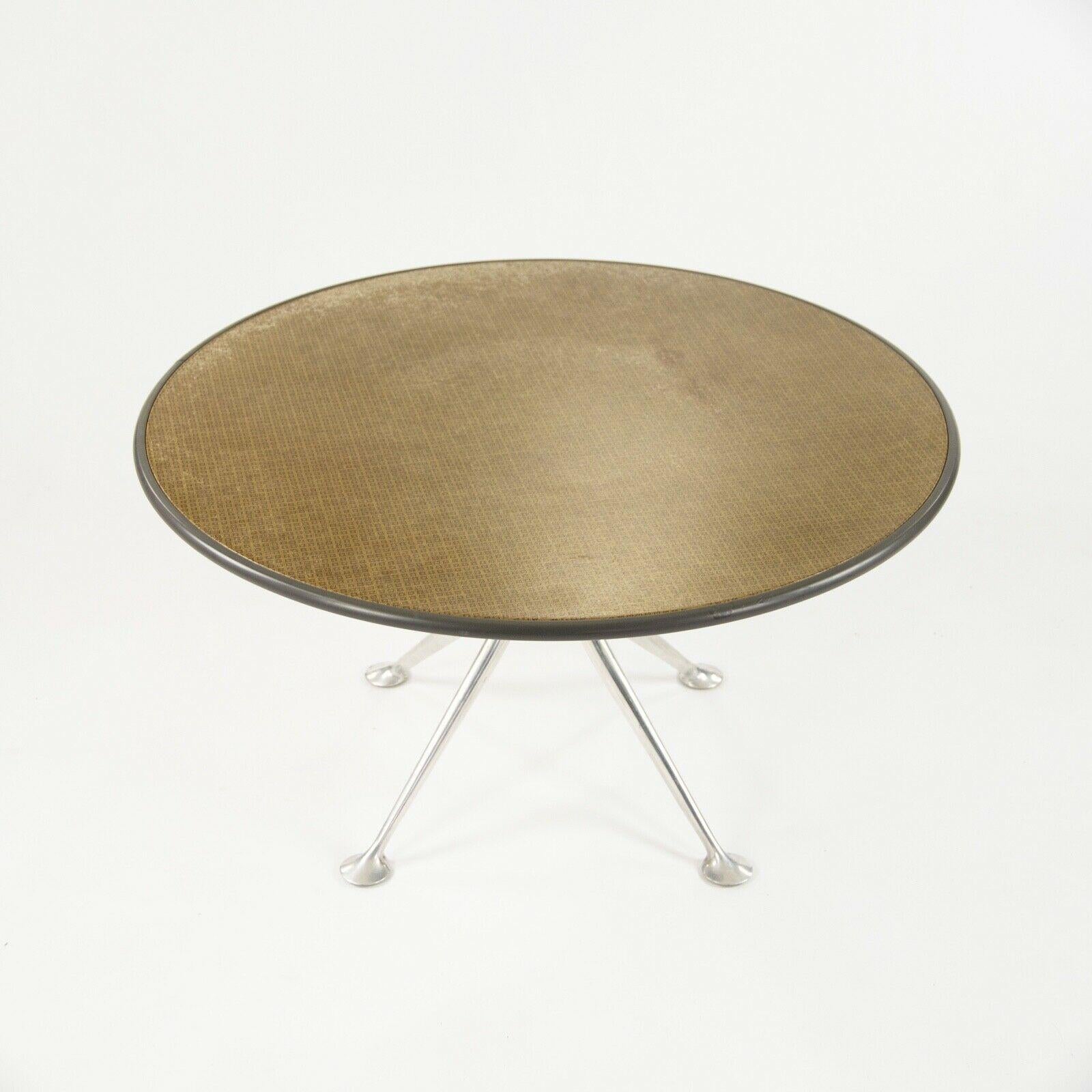 Modern 1967 Rare Alexander Girard/Ray Eames/Charles Eames Coffee Table w/ Gold Laminate For Sale