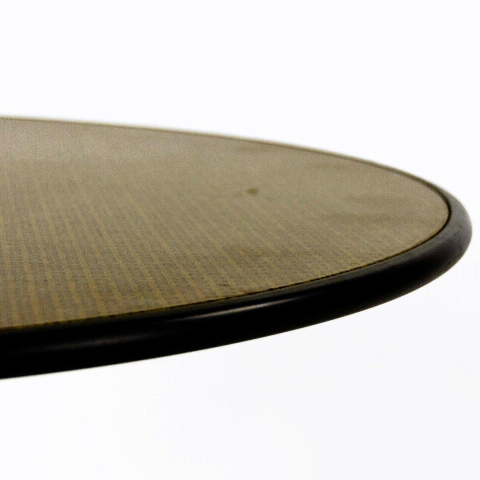 Aluminum 1967 Rare Alexander Girard/Ray Eames/Charles Eames Coffee Table w/ Gold Laminate For Sale