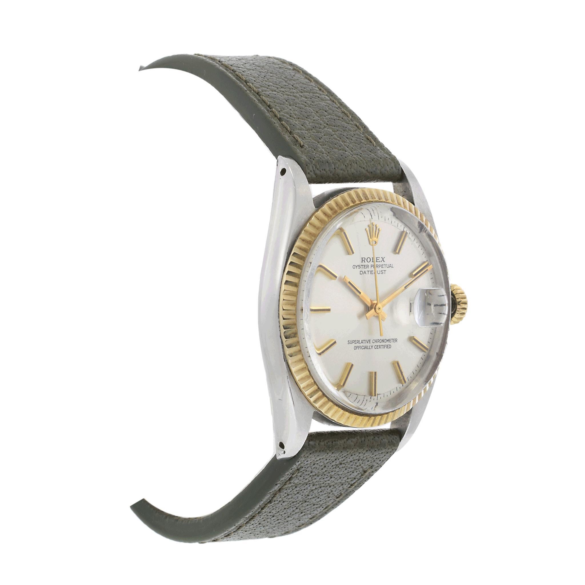 1967 Rolex Datejust Ref. 1601 Silver Dial For Sale 1