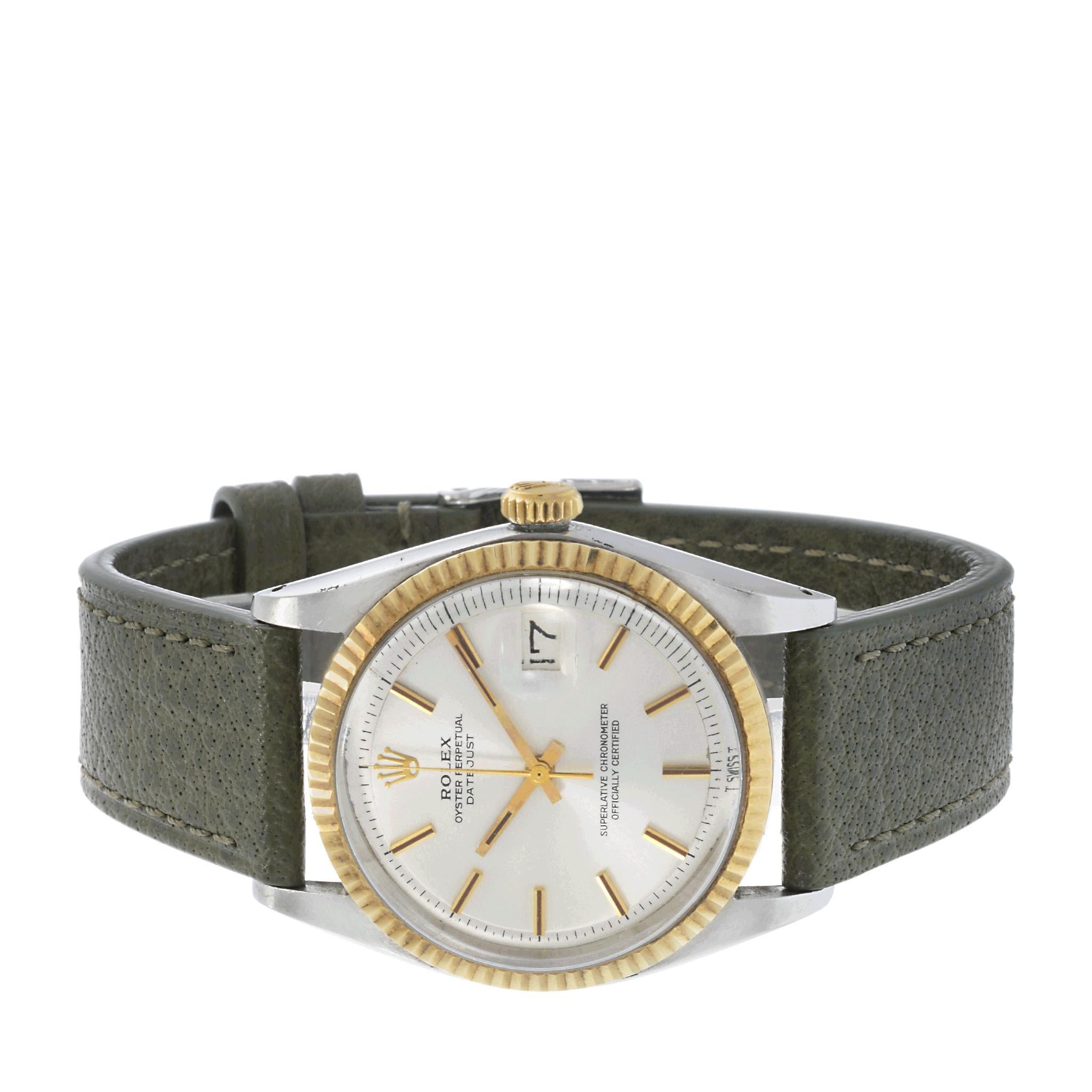 1967 Rolex Datejust Ref. 1601 Silver Dial For Sale 2