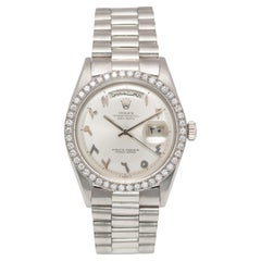 Vintage 1967 Rolex Day Date Platinum Arabic Hindi Dial Ref. 1804
