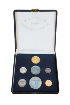 1967 Royal Canadian Mint Centennial 7 Coin Set Includes $20 Gold Coin