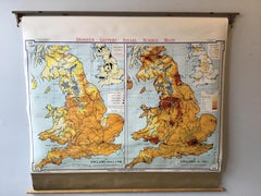 1967 School Map of England