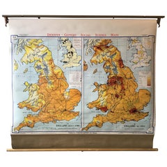 1967 School Map of England