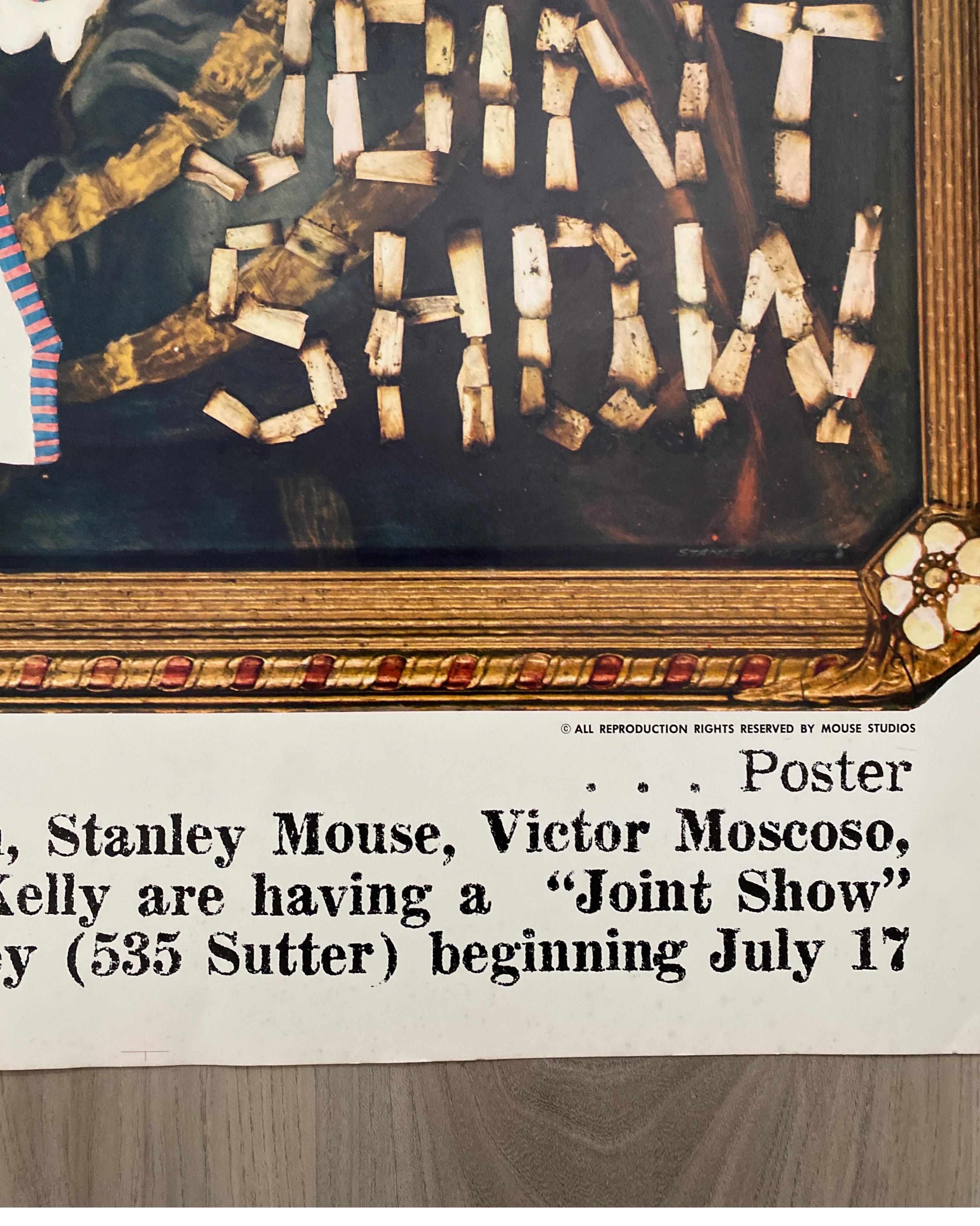 Américain Affiche publicitaire psychédélique « Join Show » de Stanley Mouse, 1967  en vente