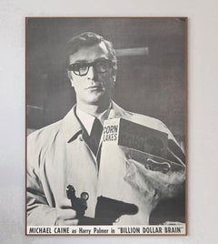 1967 The Billion Dollar Brain - Michael Caine Original UK Press Poster