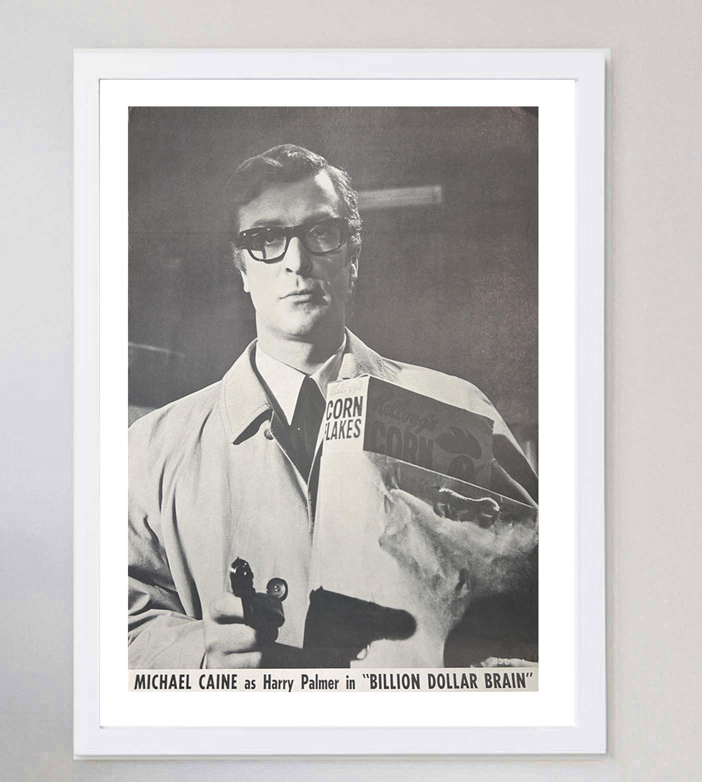 1967 Il cervello da un miliardo di dollari - Michael Caines Poster stampa originale del Regno Unito In condizioni buone in vendita a Winchester, GB