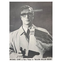 1967 Il cervello da un miliardo di dollari - Michael Caines Poster stampa originale del Regno Unito