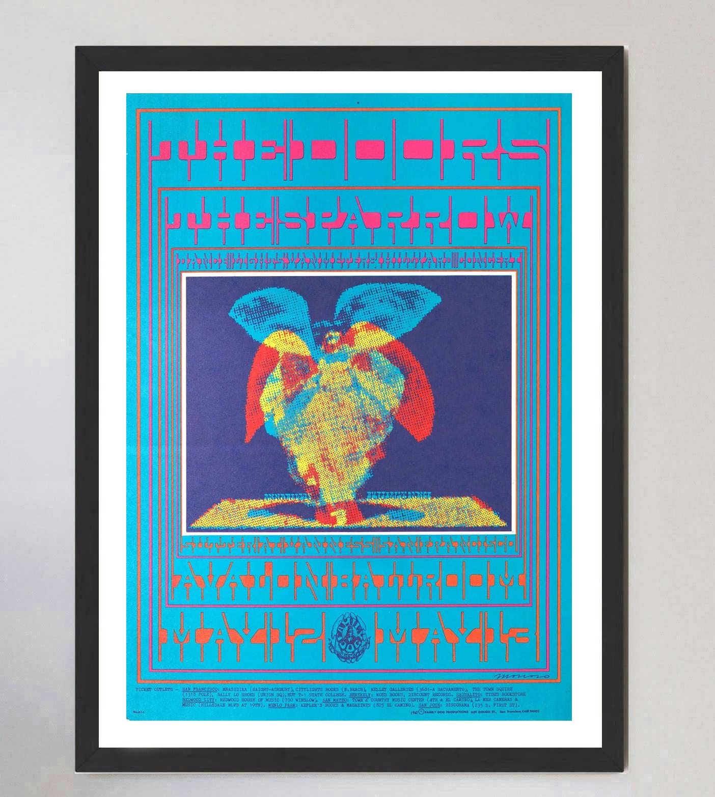 Mid-20th Century 1967 The Doors - Avalon Ballroom Original Vintage Poster For Sale