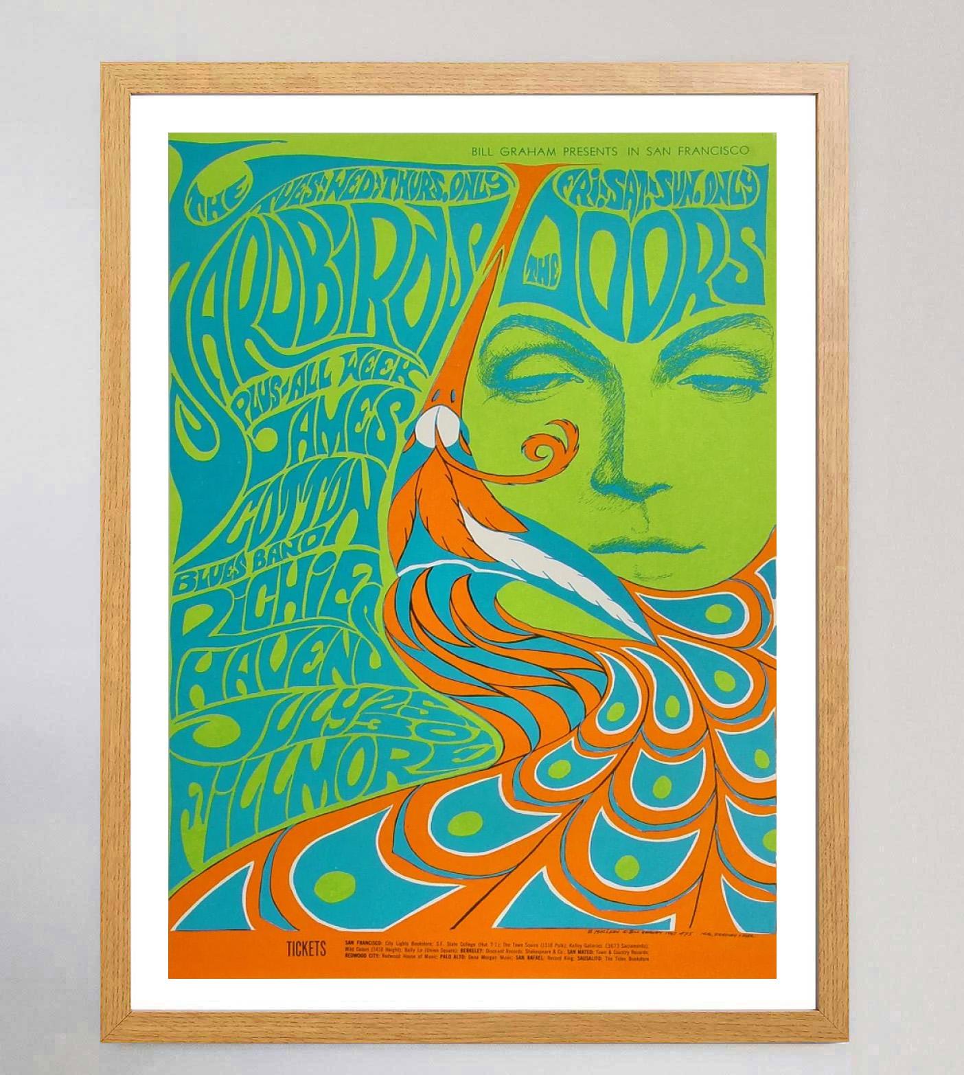Americano 1967 The Doors - Fillmore Poster originale d'epoca in vendita