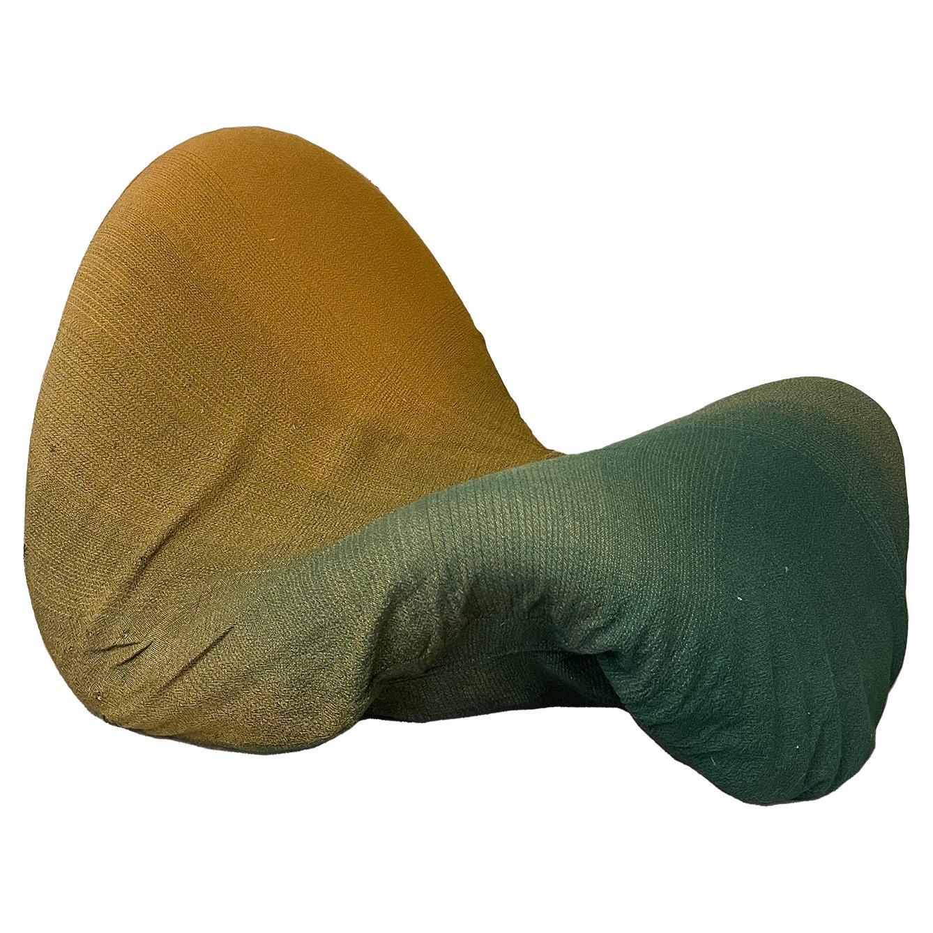 1967, Tongue by Pierre Paulin by Artifort in Orange Green Upholstery For Sale