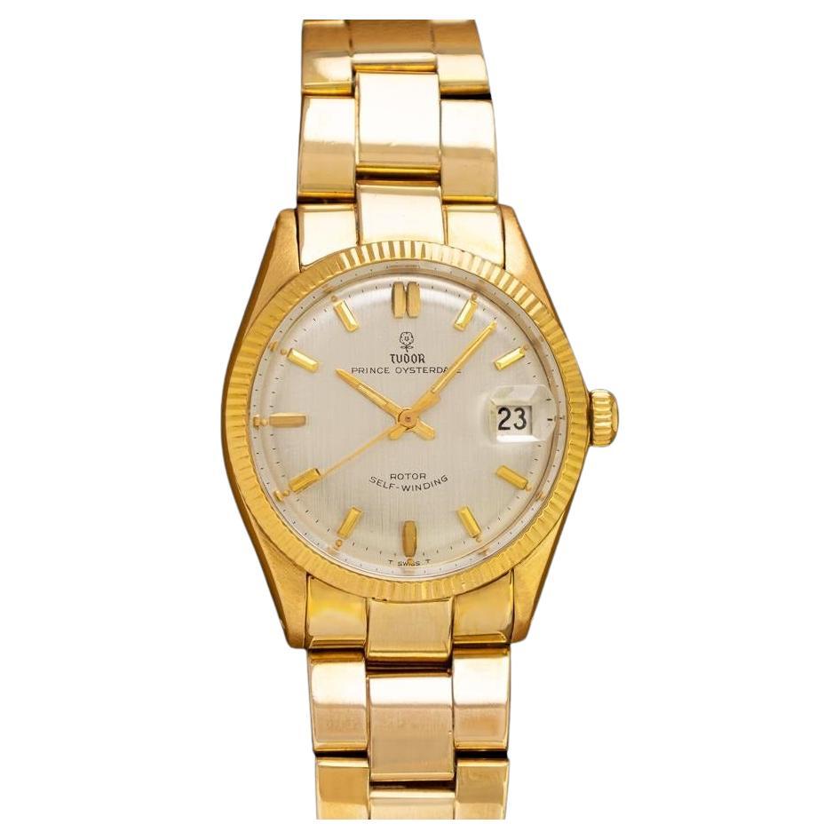 1967 Tudor (Rolex) Prince Oysterdate Vintage Mens Ref. 7966 Watch - 18K Gold