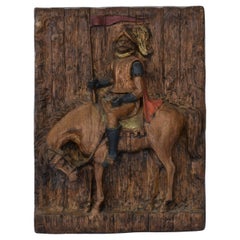 1967 Vanguard Studios Escultura de pared Don Quijote Conquistador español