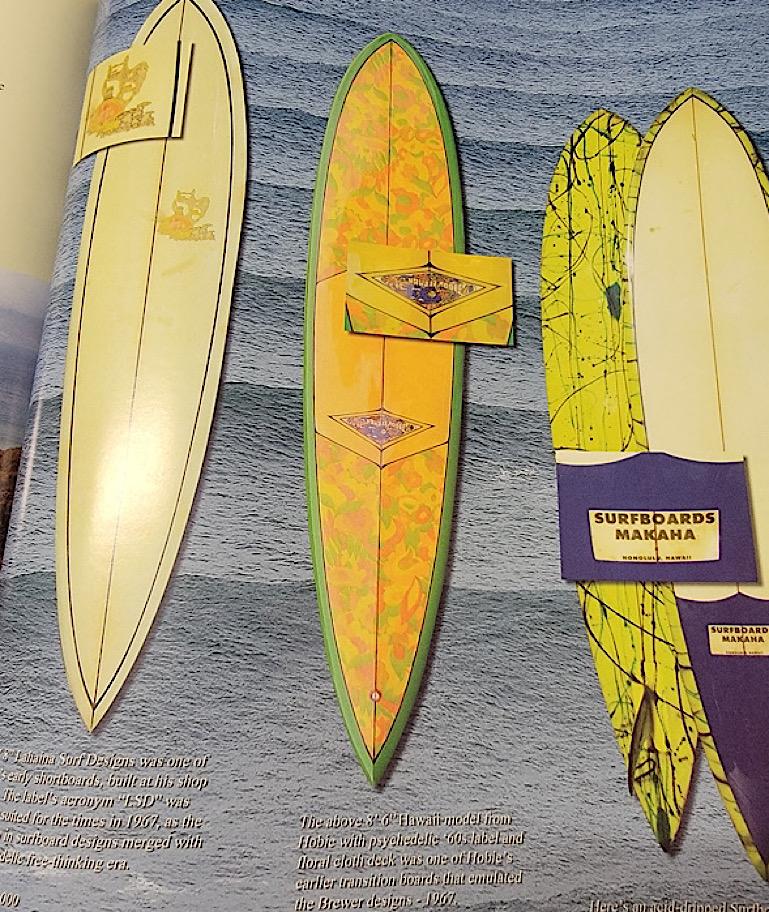 1967 Vintage Hobie Hawaii Modell Pintail Surfboard, Vintage (Weichholz) im Angebot