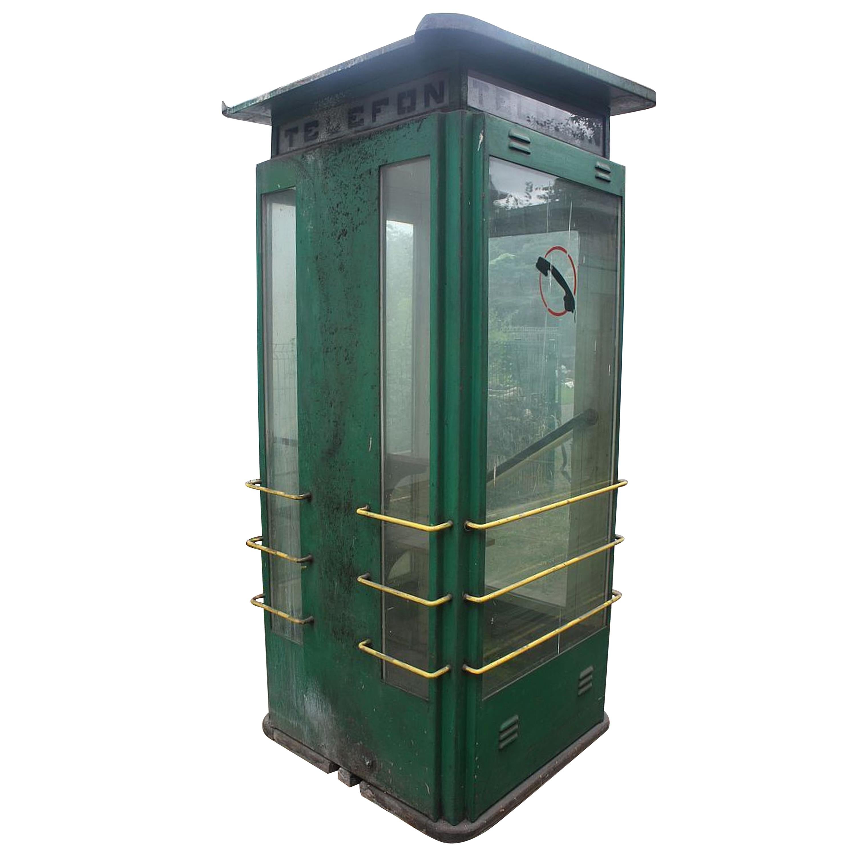 1967 Vintage Telephone Booth For Sale