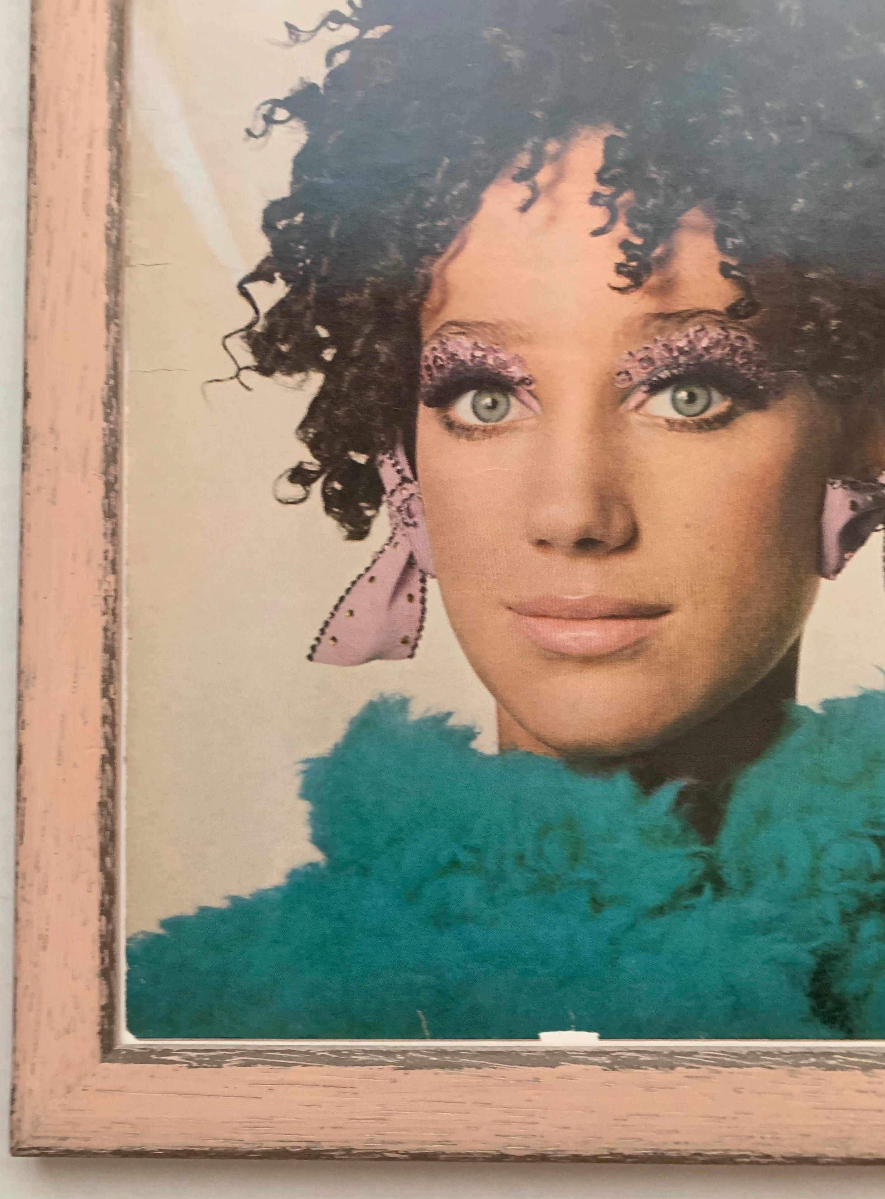 Mid-Century Modern 1967 Vogue Magazine Irving Penn Framed Fashion Print For Sale