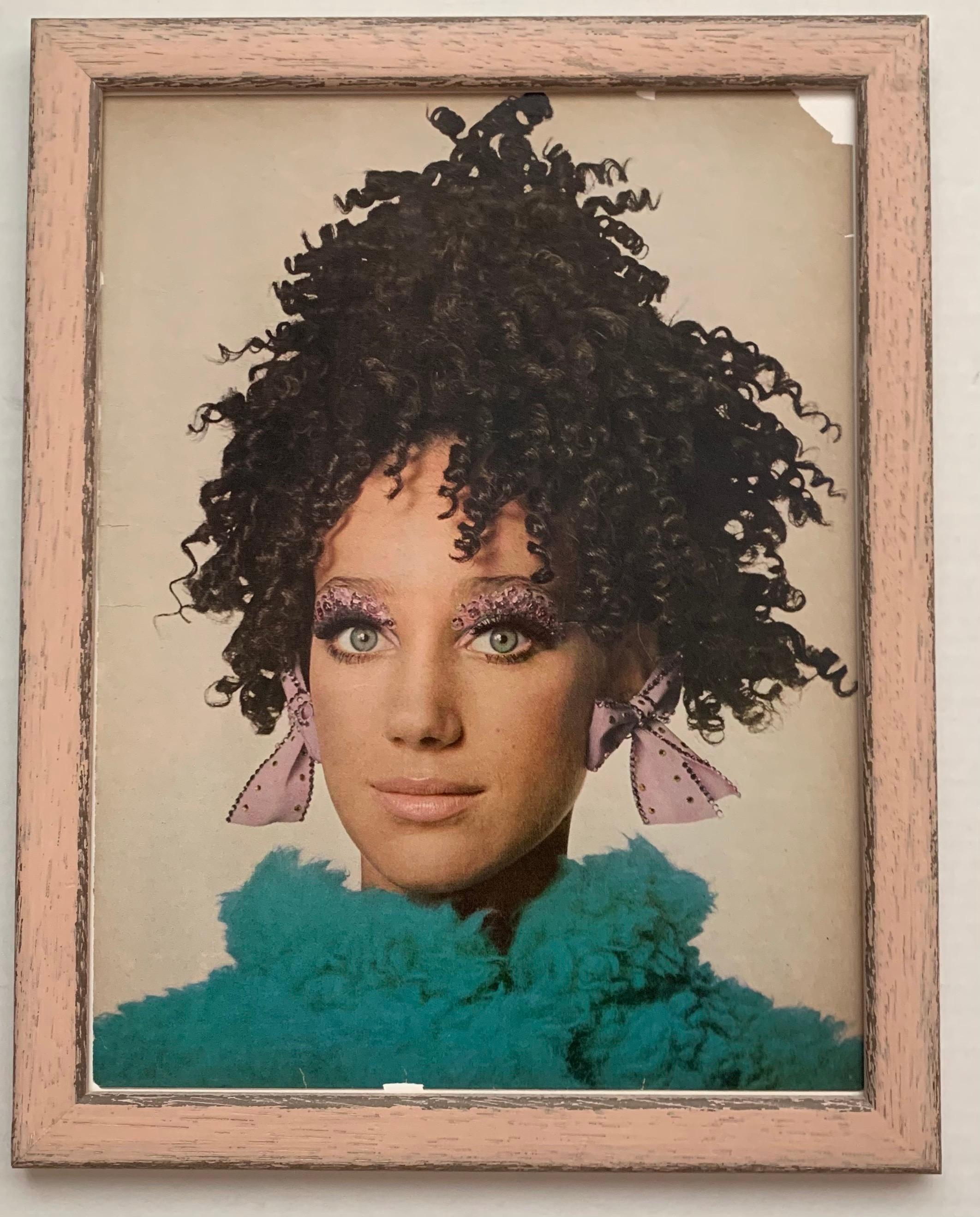 American 1967 Vogue Magazine Irving Penn Framed Fashion Print For Sale