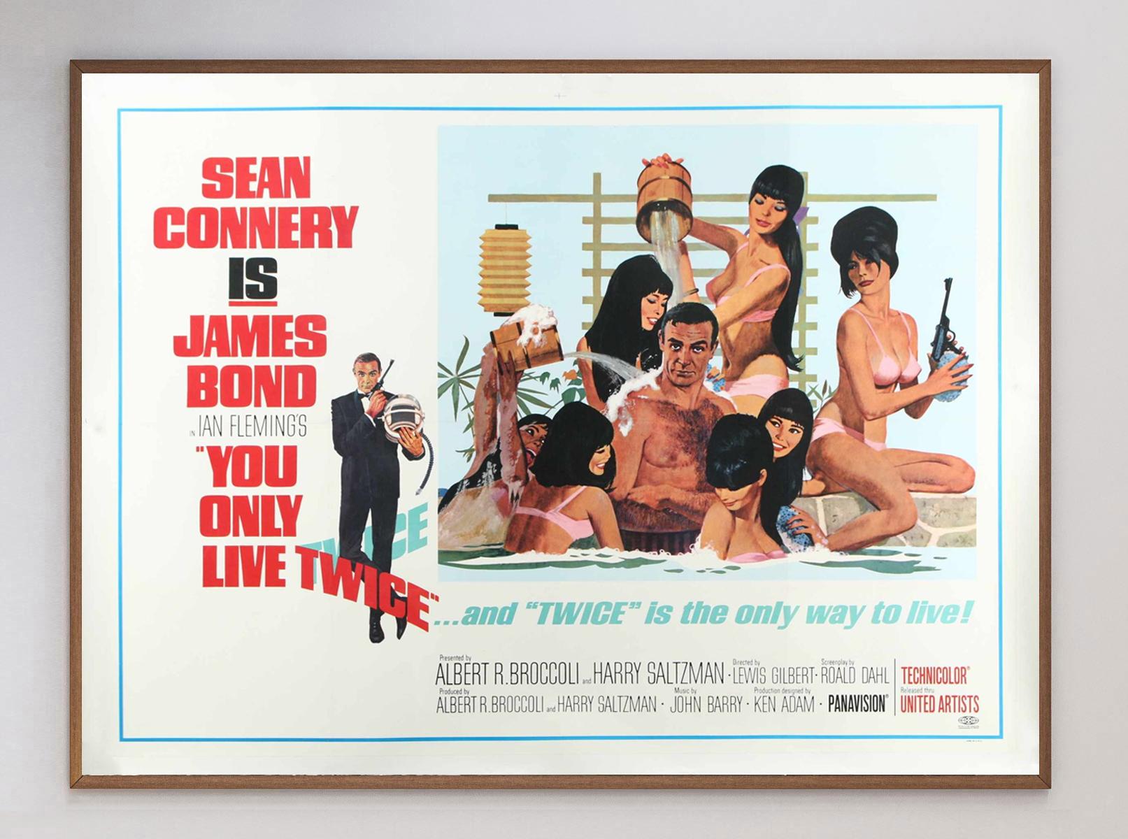 Released in 1967, You Only Live Twice is the fifth outing of Sean Connery as James Bond. One of the absolutely quintessential Bond films, it features the first appearance of Blofeld and was written for the screen by Roald Dahl (loosely based off the