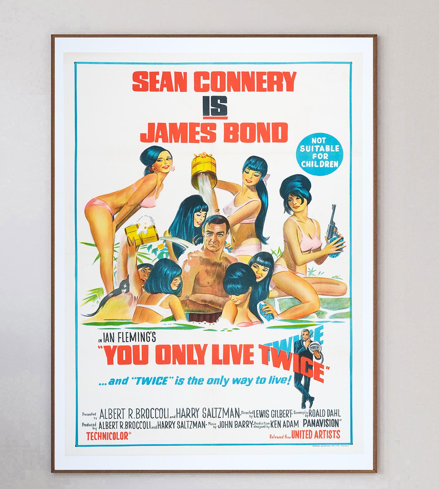 American 1967 You Only Live Twice Original Vintage Poster For Sale