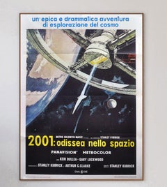 1968 2001 : A Space Odyssey (italien) Original Vintage Poster