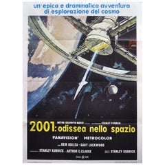 1968 2001: A Space Odyssey (Italienisch) Original-Vintage-Poster
