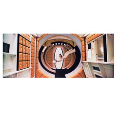 1968 2001: A Space Odyssey Fotograma Original Vintage Italiano Sobredimensionado