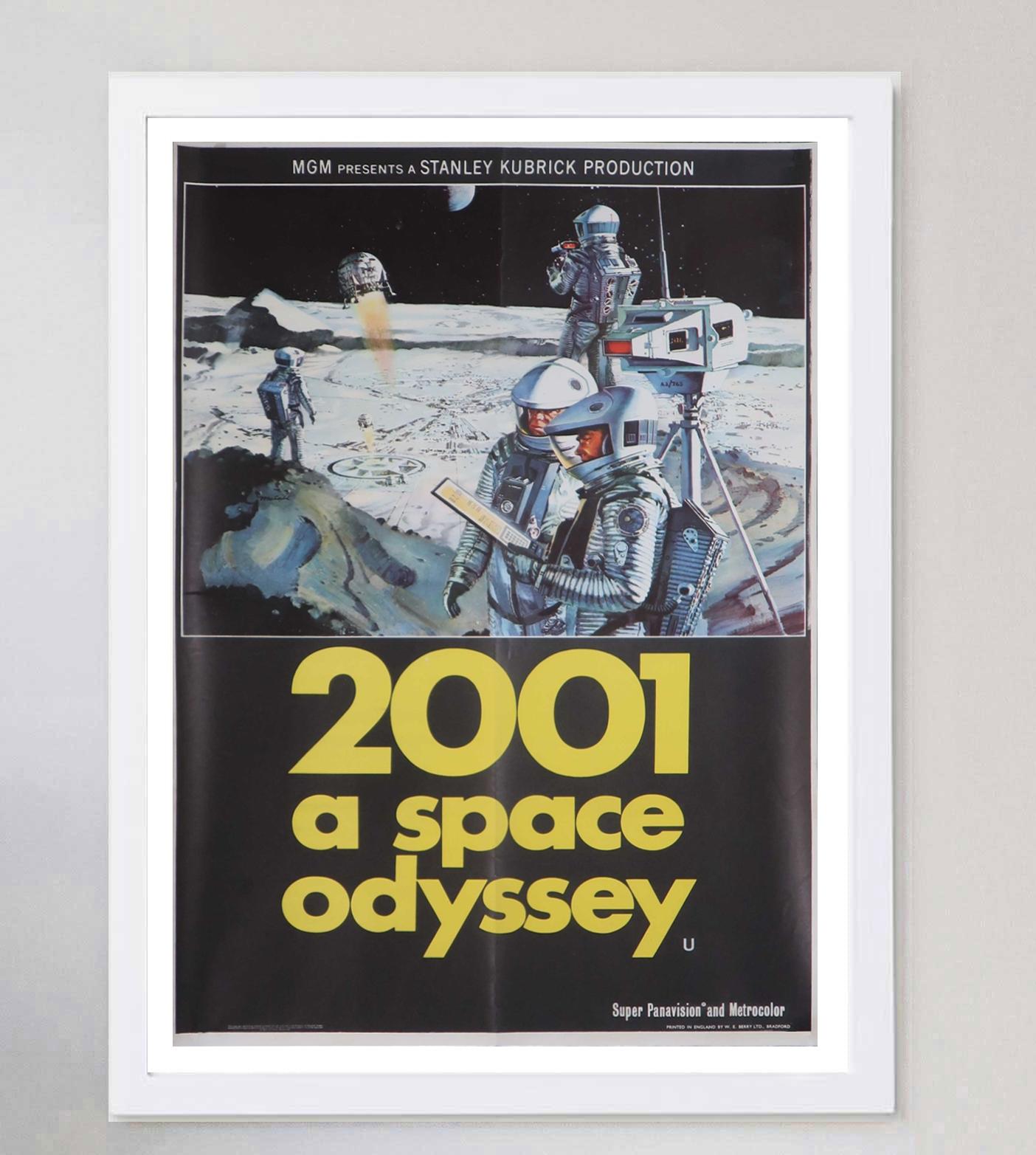 British 1968 2001: A Space Odyssey Original Vintage Poster For Sale