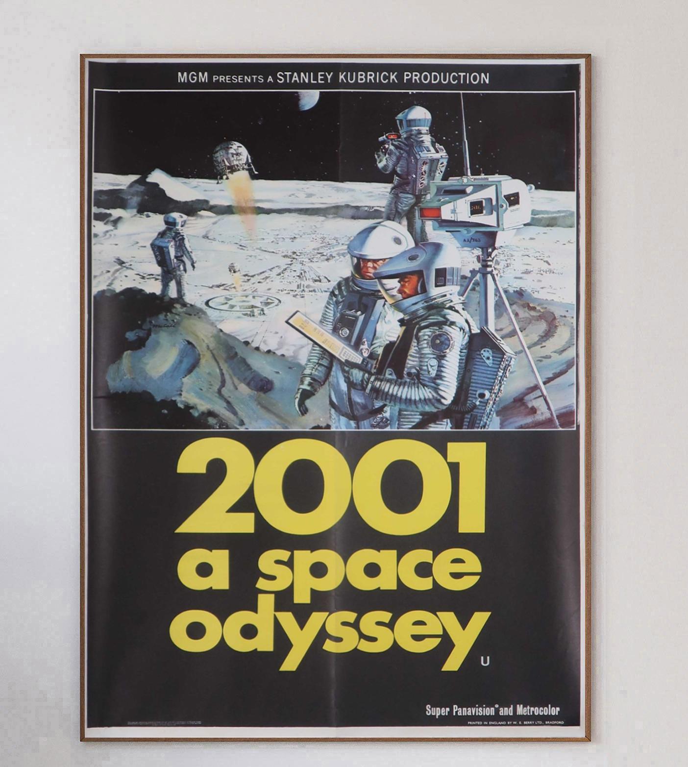 Mid-20th Century 1968 2001: A Space Odyssey Original Vintage Poster For Sale