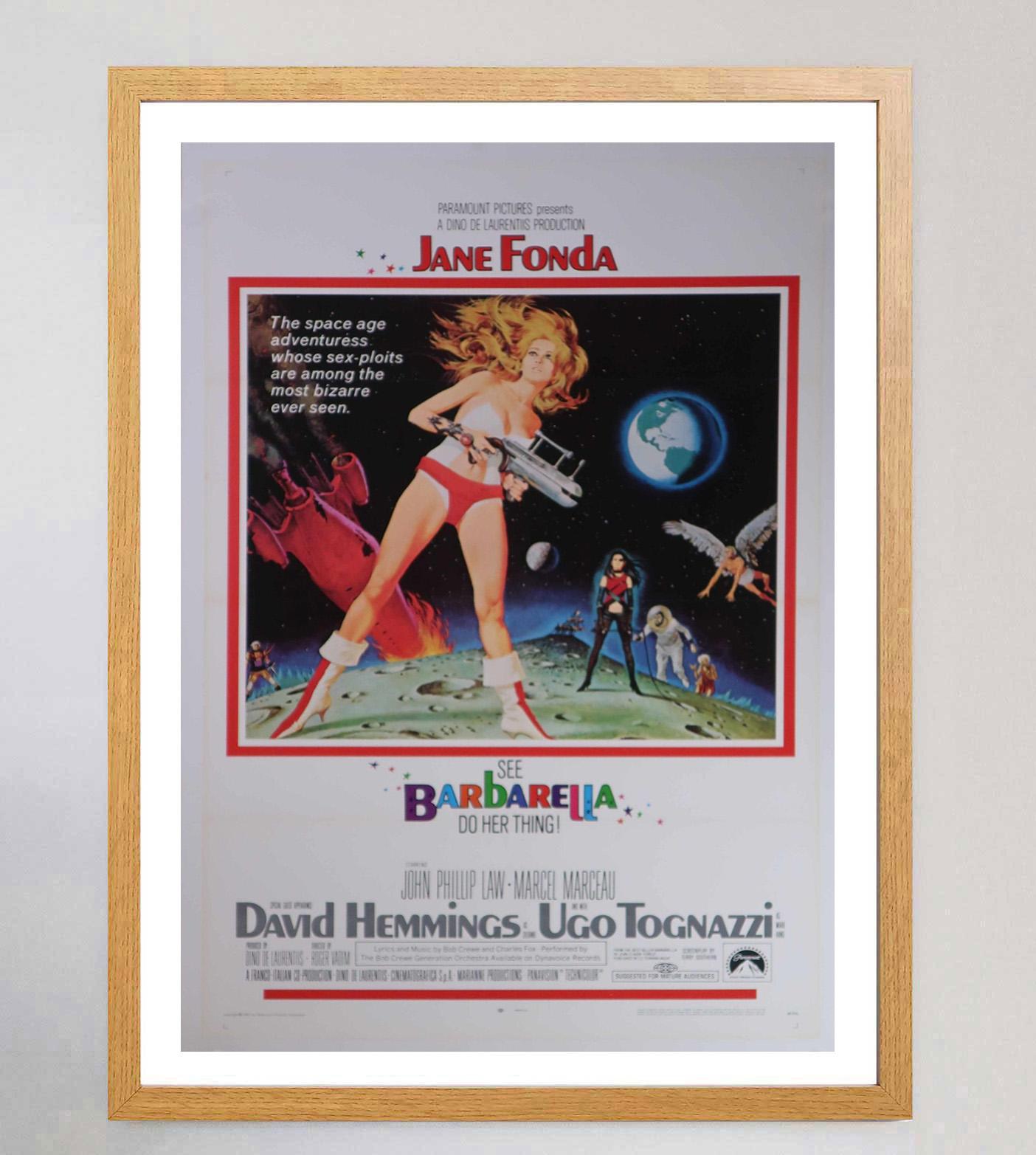 Americano 1968 Barbarella Poster originale d'epoca in vendita