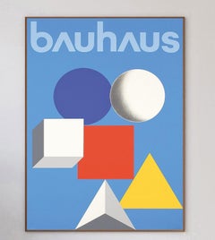 1968 Bauhaus, Herbert Bayer Original Vintage Poster