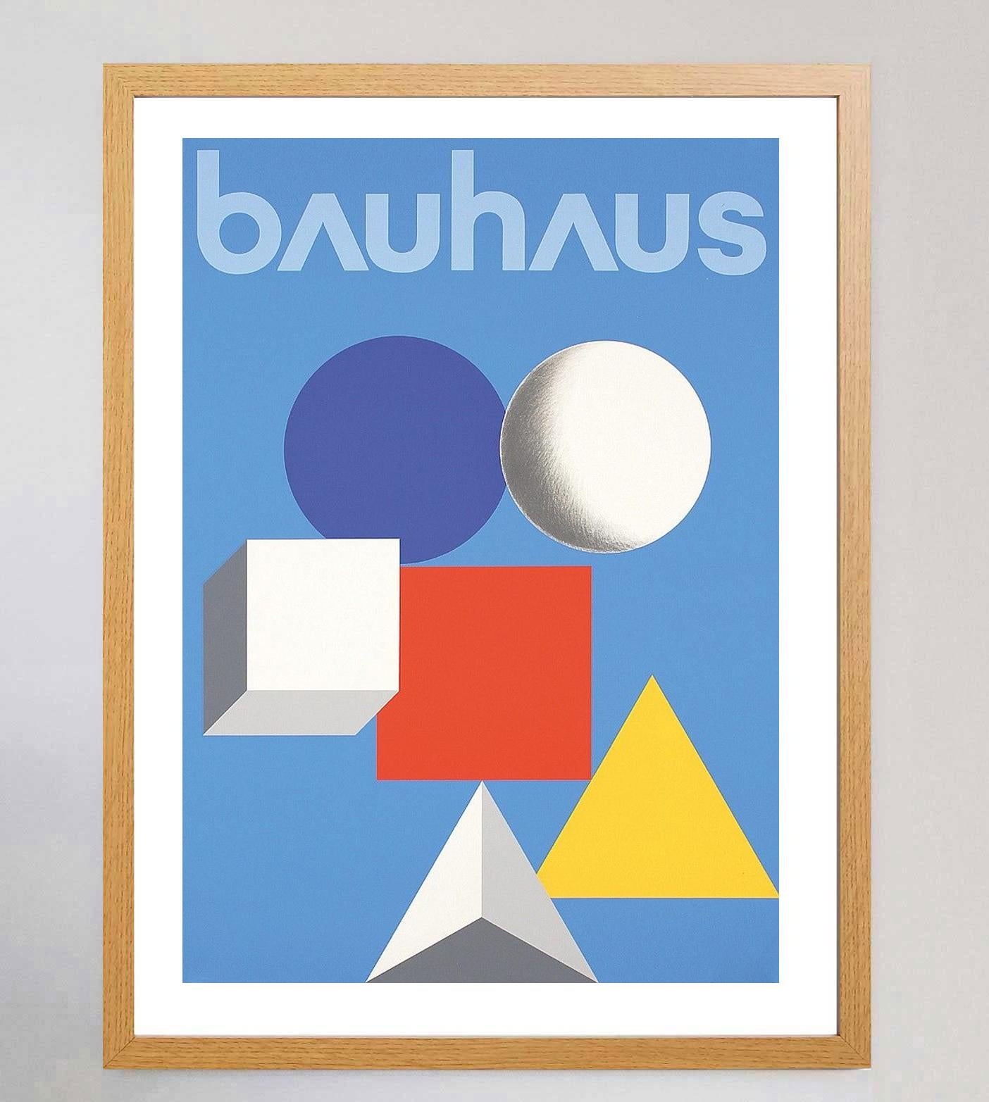 Allemand Affiche vintage originale du Bauhaus, Herbert Bayer, 1968 en vente