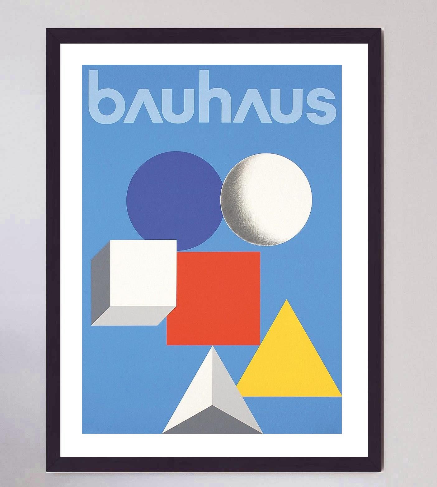 Milieu du XXe siècle Affiche vintage originale du Bauhaus, Herbert Bayer, 1968 en vente