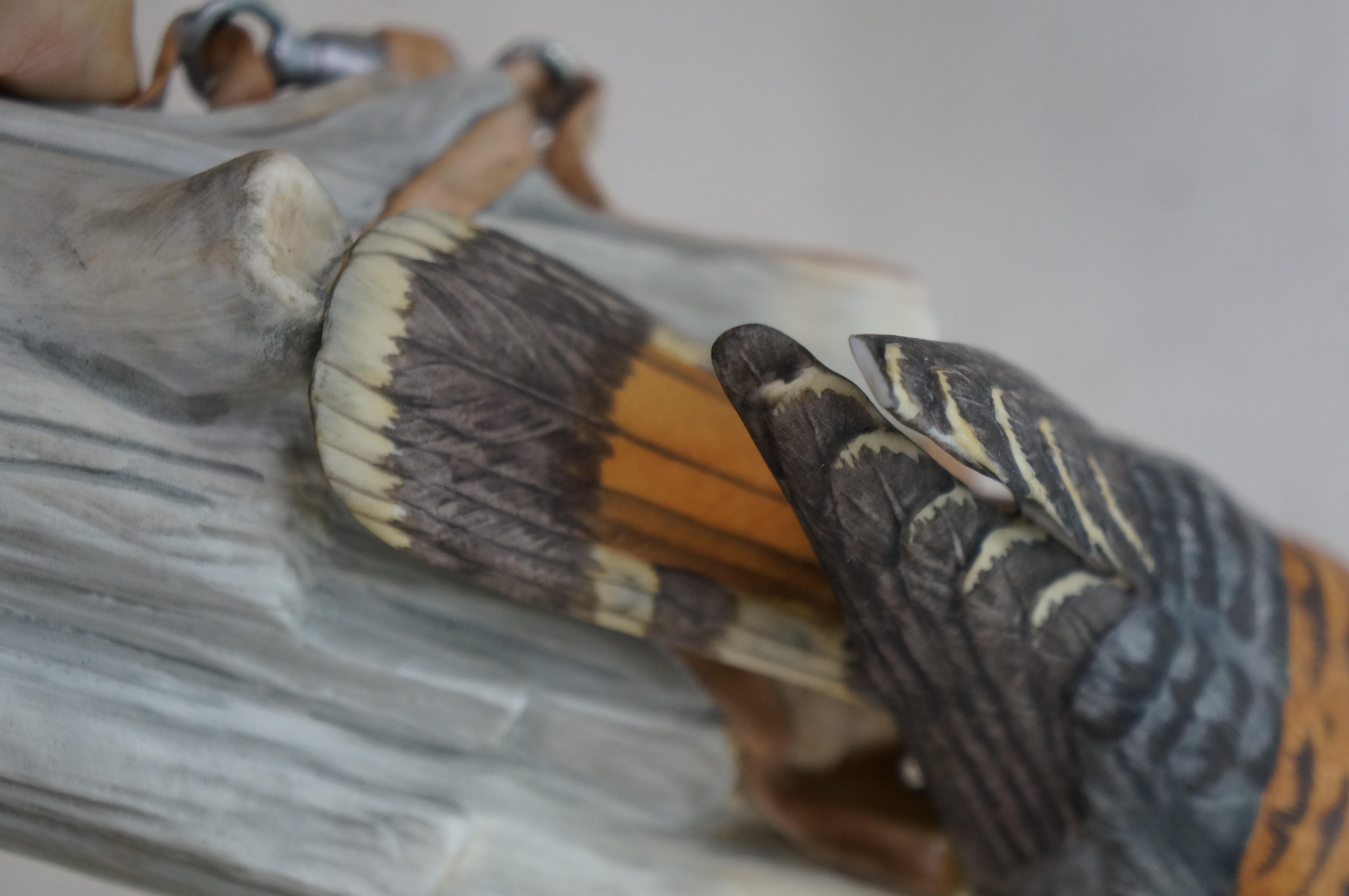 1968 Boehm Kestrel 492W Uccelli in porcellana Sculture Coppia 16