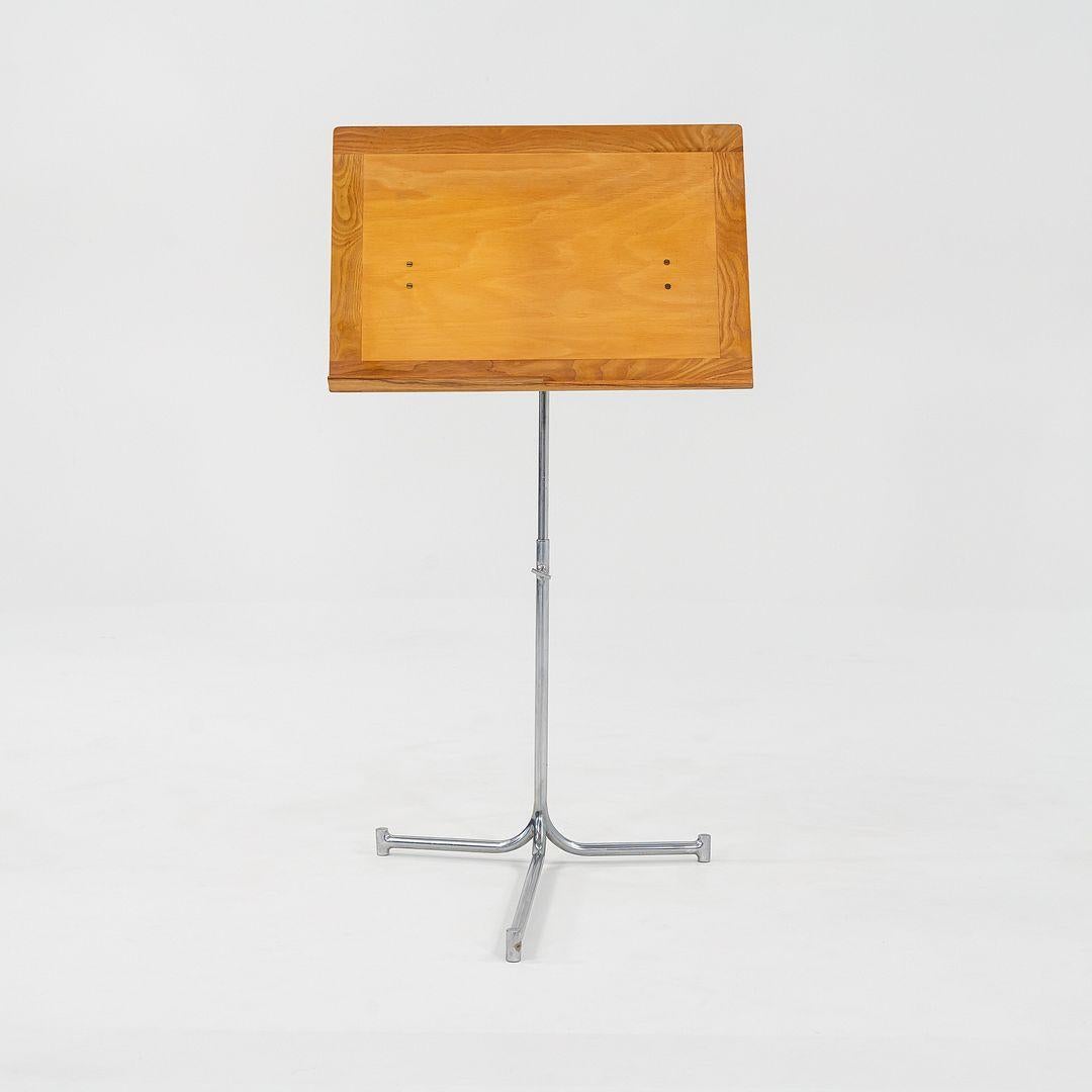 1968 Bruno Mathsson pour Firma Karl Mathsson Stand de lecture musicale en bouleau et frêne en vente 3