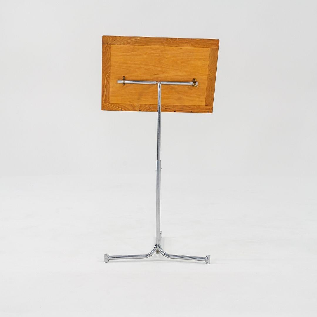 1968 Bruno Mathsson pour Firma Karl Mathsson Stand de lecture musicale en bouleau et frêne en vente 5