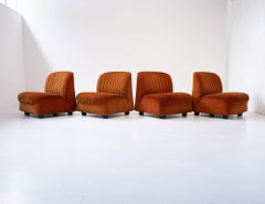 1968 Ciprea Armchairs by Afra & Tobia Scarpa for Cassina (1968), Italy, Set of 4