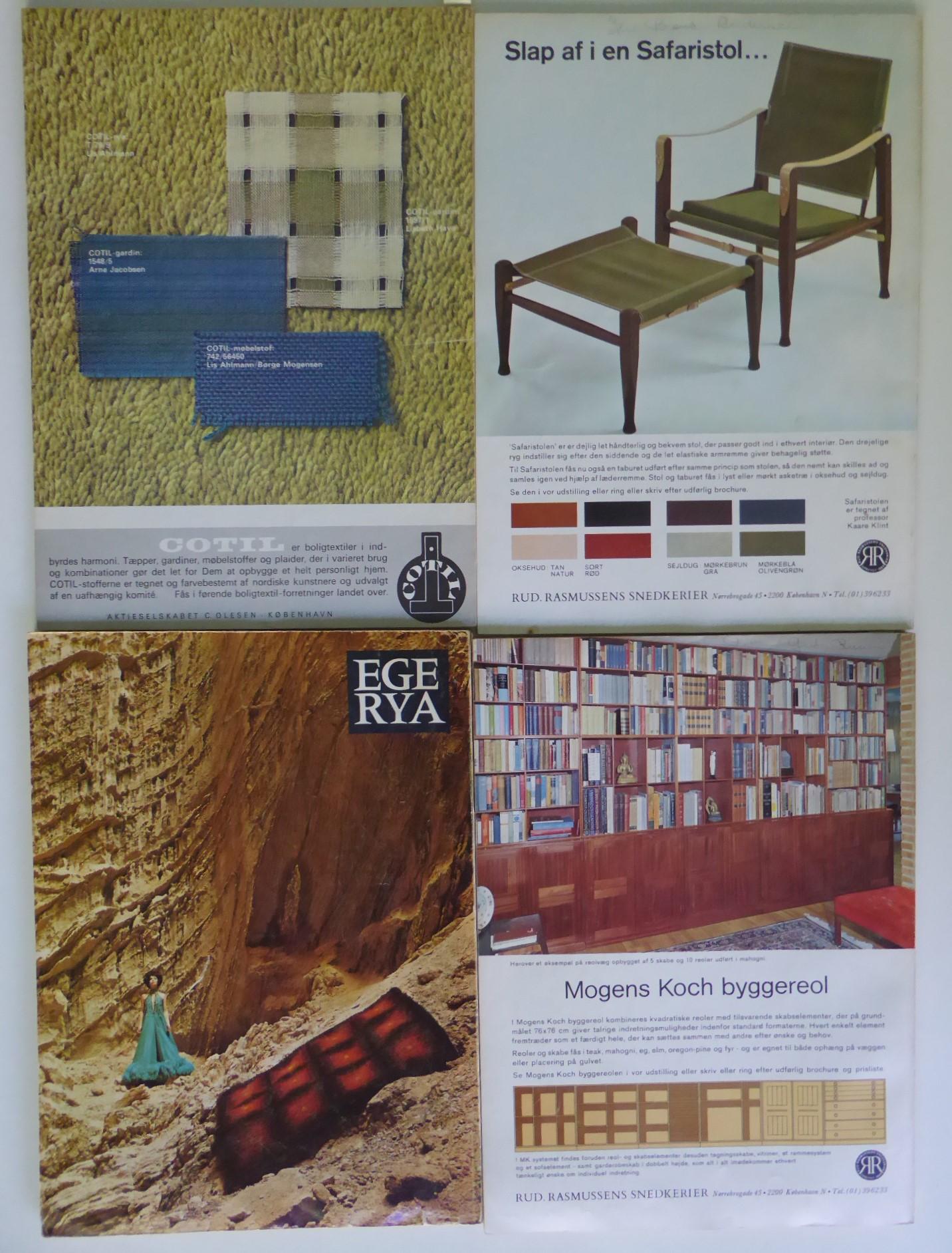 La langue danoise Bo Bedre Vintage Magazines Modern Home Design Style 12 pièces, 1968 en vente 3