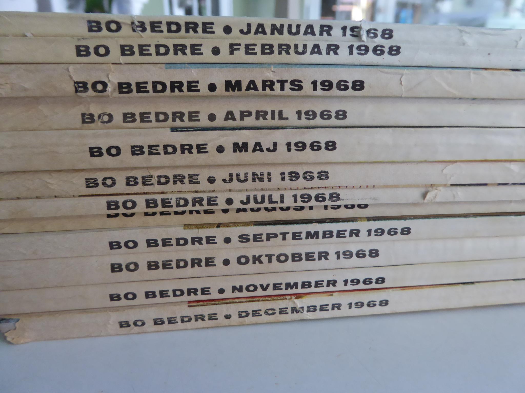 La langue danoise Bo Bedre Vintage Magazines Modern Home Design Style 12 pièces, 1968 en vente 5
