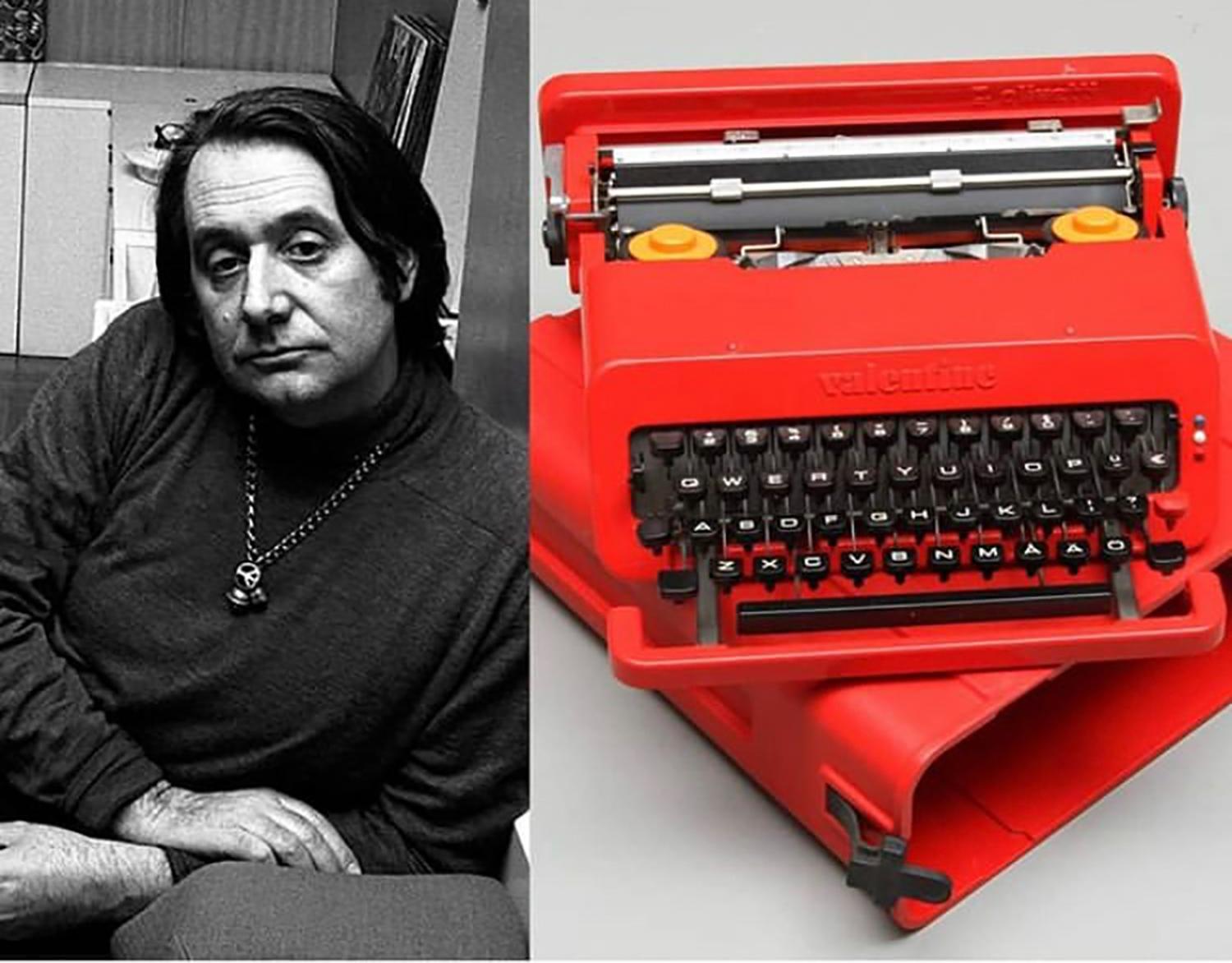 1968, Ettore Sottsas & Perry King for Olivetti, Italy, Red 