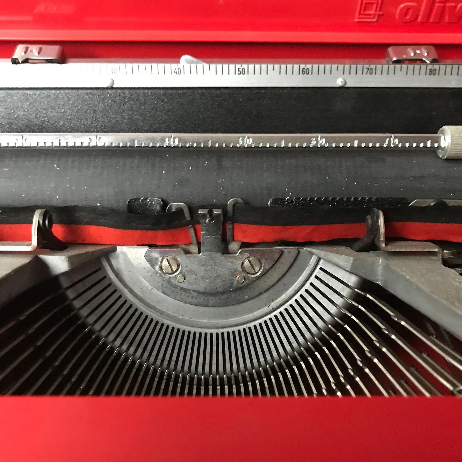 1968, Ettore Sottsas & Perry King for Olivetti, Italy, Red Valentine Typewriter 4